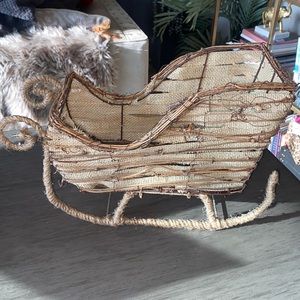 Christmas sleigh decor